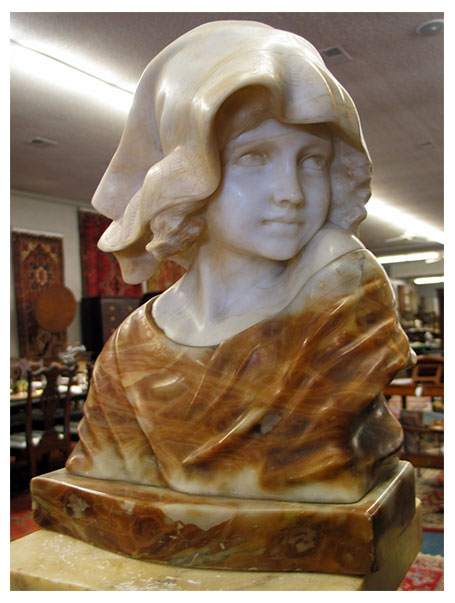 Marble Female Bust 001
